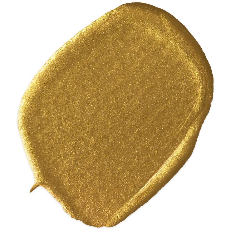 Photo metallic yellow paint stroke transparent png