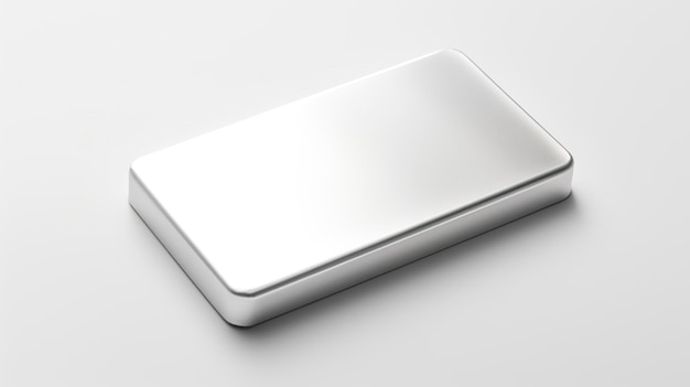 Metallized Soap Bar Mockup