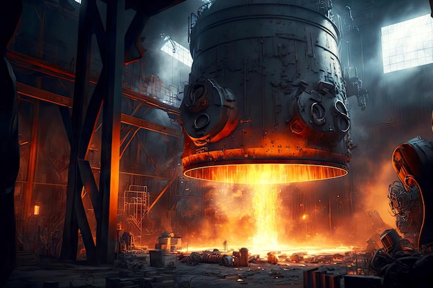 Металлургический завод горячего литья тяжелой промышленности