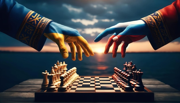 Premium Photo  Metaphorical representation of conflict resolution 