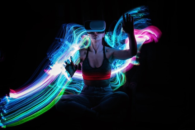 metaverse digital avatar metaverse presence digital technology cyber world virtual reality