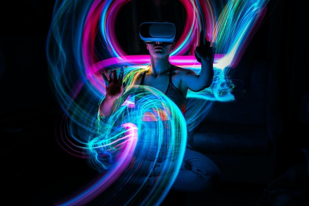 metaverse digital avatar metaverse presence digital technology cyber world virtual reality