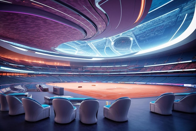 VIP-люкс «Футуристический стадион Metaverse» Опыт высоких технологий и спорта
