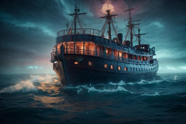 Metaverse Ghost Ship Digital Nautical Mystery