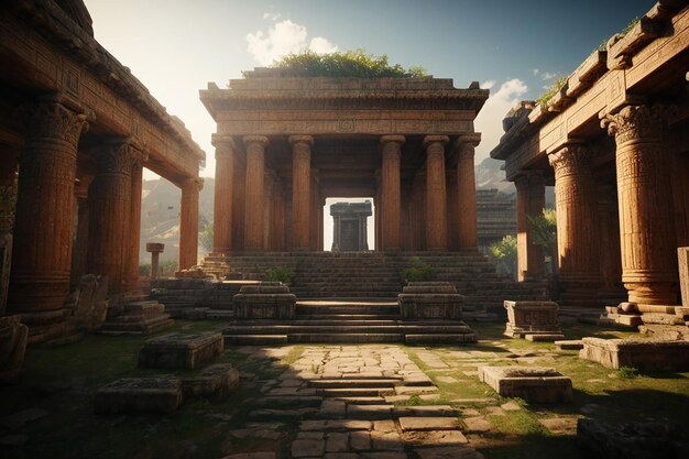 Metaverse Lost Temple Ancient Mysteries in Virtual World