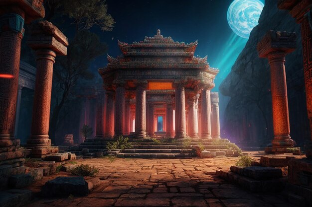 Metaverse Lost Temple Ancient Mysteries in Virtual World