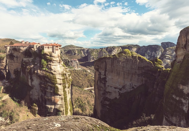 Meteora monasteries in Greece.