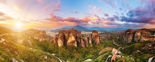 Meteora rocks Greece