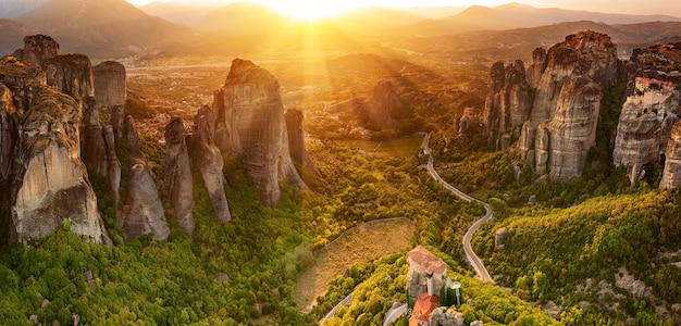 Meteora rocks Greece