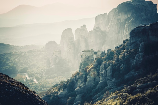 Meteors monasteries in Greece