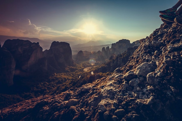 Meteors monasteries in Greece