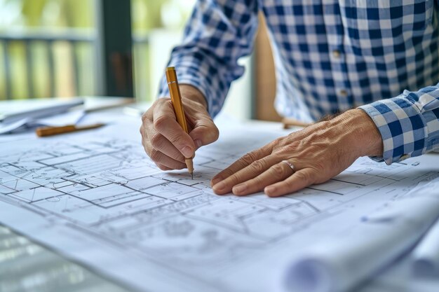 Meticulous Architect draw building plans Generate Ai