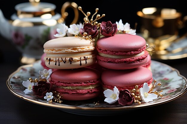 Meticulous HandPainted Artisanal Macaron Creation