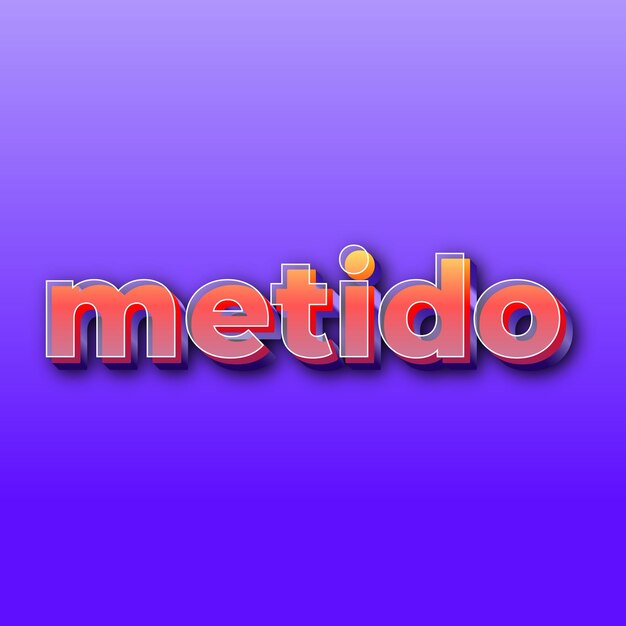 metidoText effect JPG gradient purple background card photo