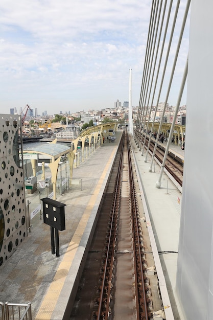 Metrobrug Gouden Hoorn in Istanbul