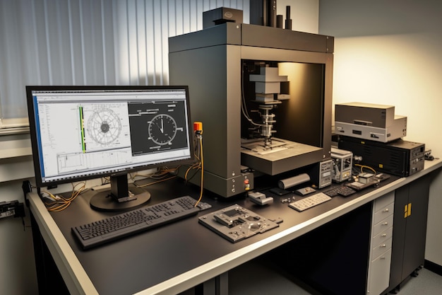 Metrology Lab With Precision Measurement Instruments Generative AI