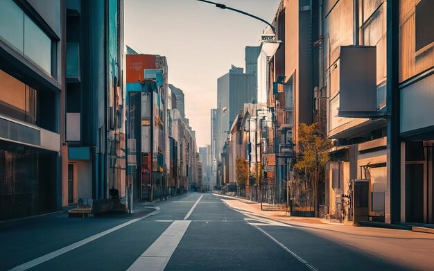 昼間は高層ビルが立ち並ぶ大都市