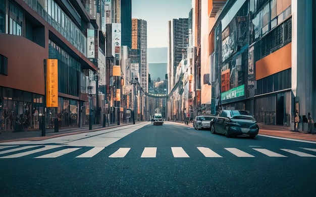 写真 昼間は高層ビルが立ち並ぶ大都市