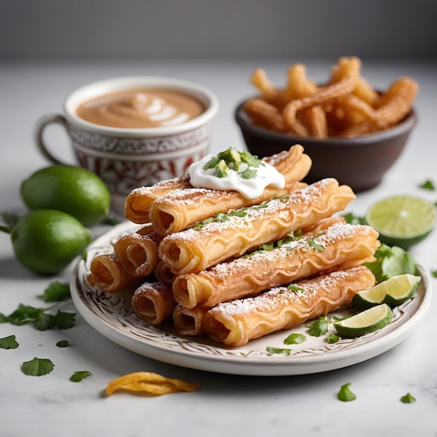 Foto mexicaanse gerechten churros