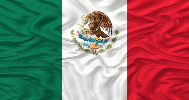 Mexicaanse nationale vlag.