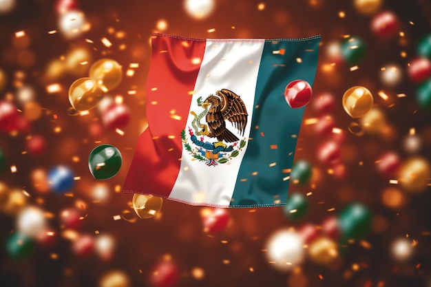 Mexicaanse onafhankelijkheidsdag Dia de Independencia Ter ere van het begin van de Onafhankelijkheidsoorlog 16 september Vlag Embleem Patriottisme vrijheid trots