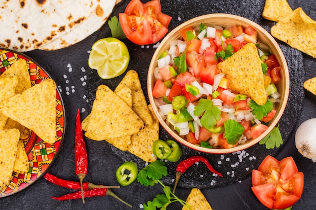 Mexicaanse Pico de Gallo-salsa