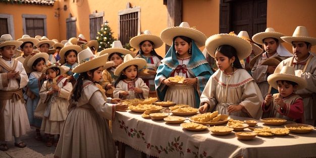 Mexicaanse traditie van Las Posadas