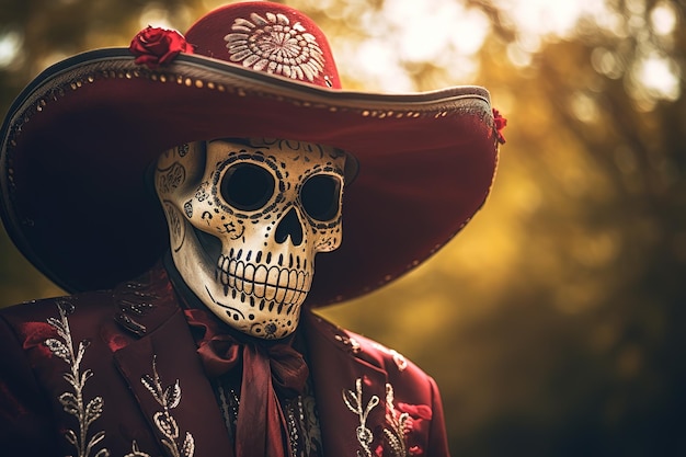 Photo mexican bandit skeleton