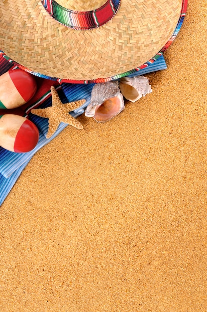 Mexican beach background