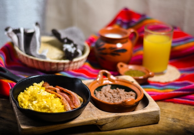 写真 メキシコの朝食