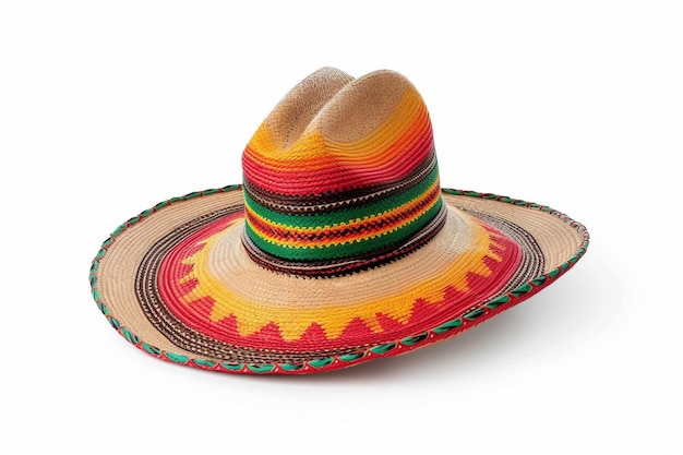 Photo mexican cap isolated on a white background