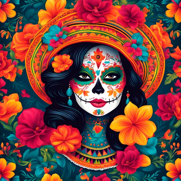 Photo mexican catrina