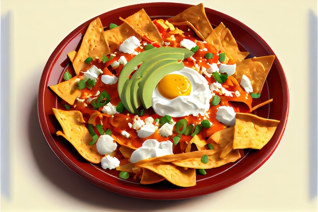 Mexican Chilaquiles food