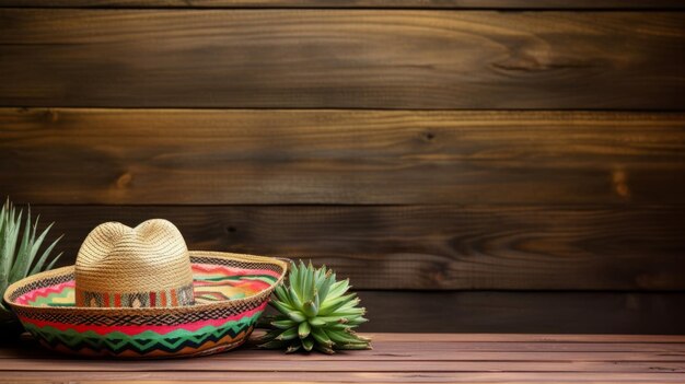 Mexican cinco de mayo holiday background traditional party celebration concept
