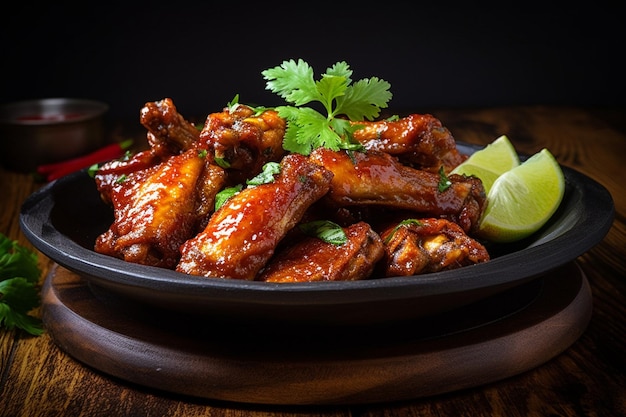 Mexican cuisine s spicy chicken wings