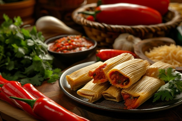 Mexican cuisine traditional meals tamales enchiladas chiles rellenos hispanic heritage month food