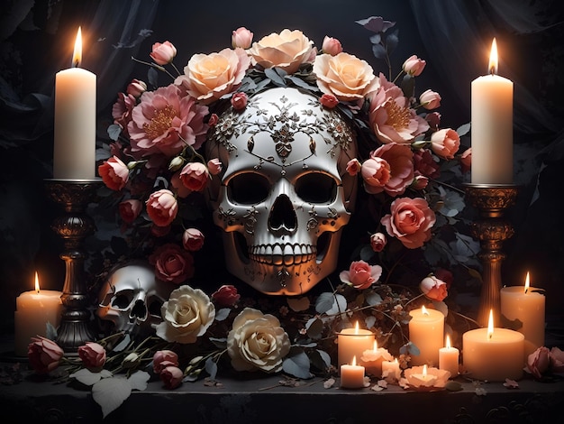 Mexican Day of the Dead skeleton decoration