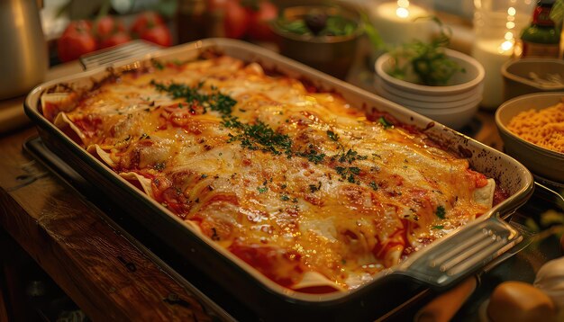 メキシコの美味しい食べ物 エンチラダ 背景