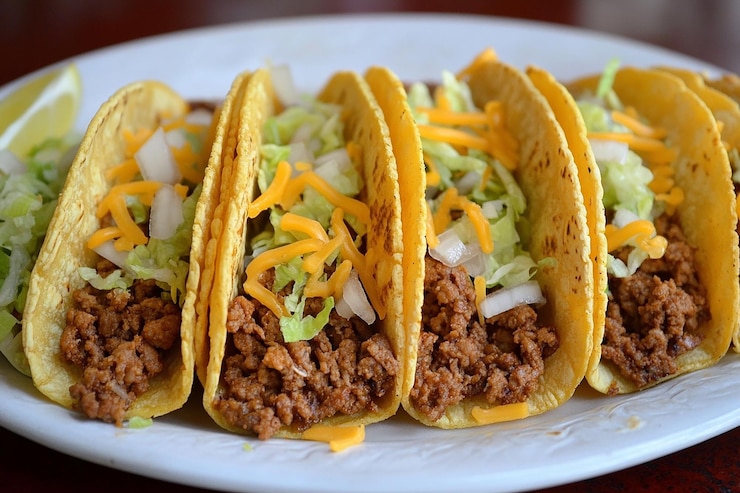 Photo メキシコの美味しいタコ料理の写真