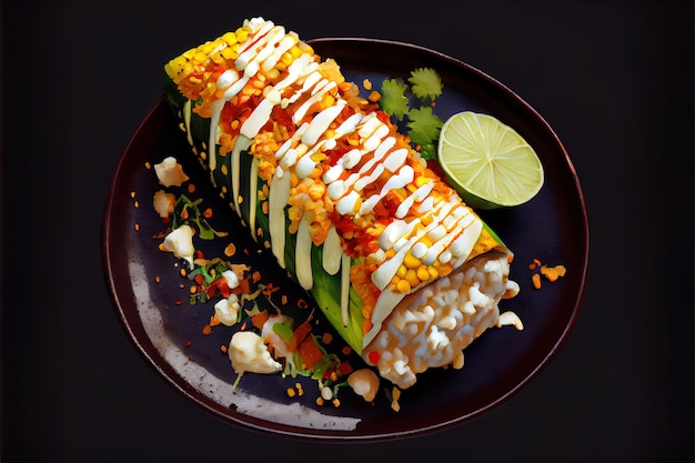 Mexican Elote food