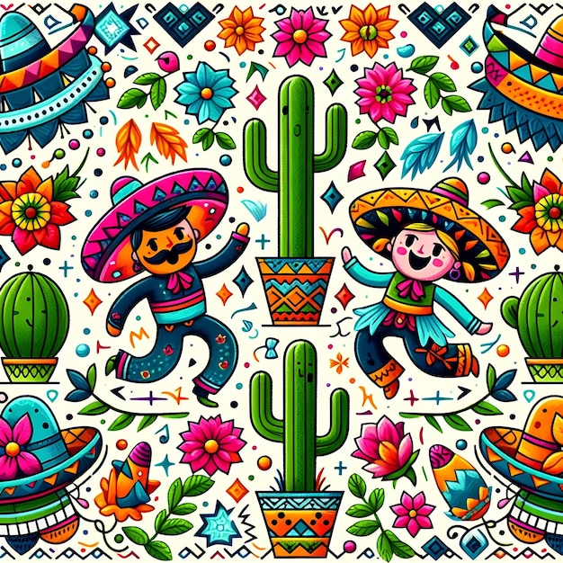 Photo mexican embroidery