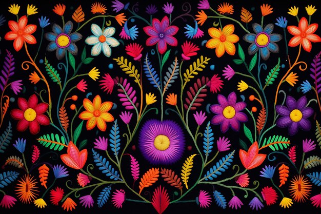 Photo mexican embroidery