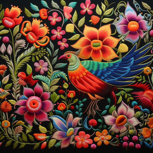 Mexican embroidery