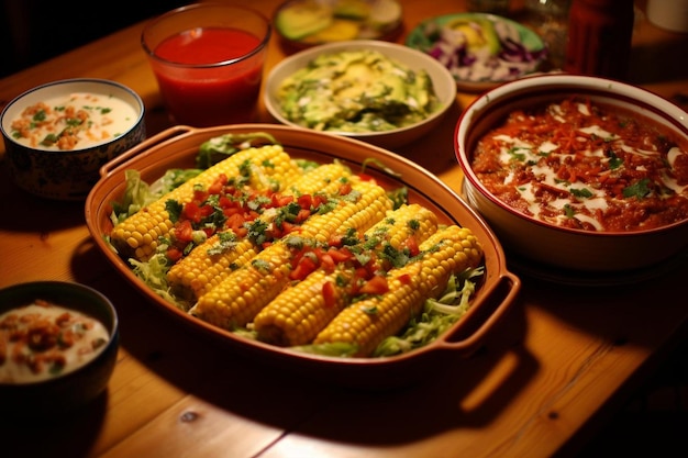 Mexican Fiesta Enchilada Spread