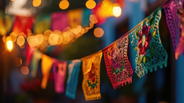 Mexican Flags Festive Decoration