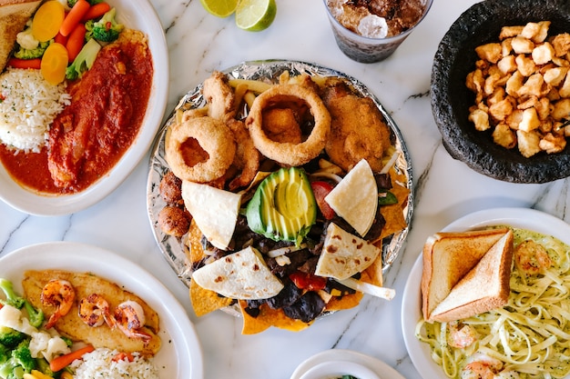 Foto sfondo di cibo messicano