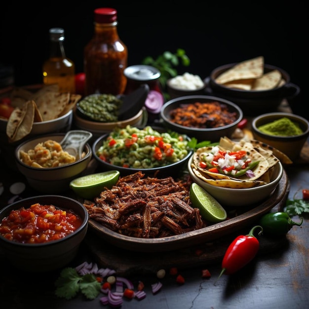 멕시코 음식 사진