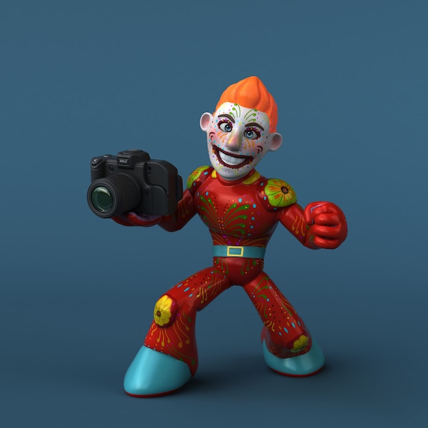 Mexican hero - 3D character