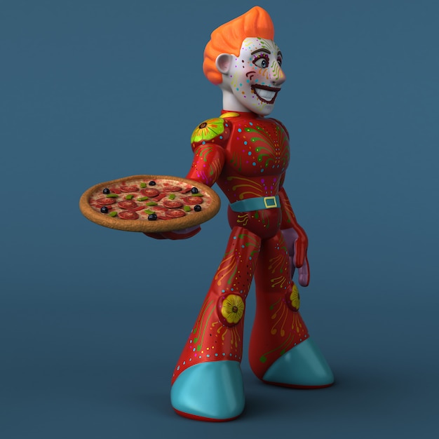 Mexican hero - 3D character