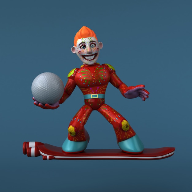 Mexican hero - 3D character